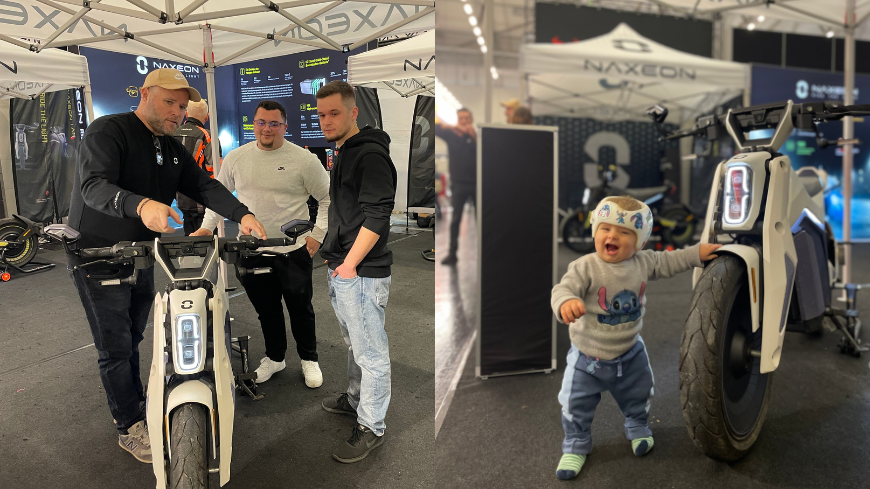 NAXEON fait une entrée remarquée à INTERMOT en Allemagne, à la tête de la révolution des motos électriques